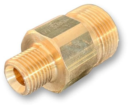 M&M Smartek Hochdruckreiniger Adapter - M22x1,5 AG auf 1/4 AG mit 6-Kant Mittelteil - Geeignet/kompatibel für Kränzle