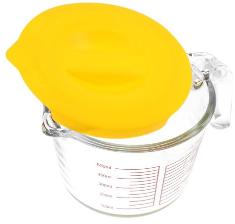 Zerodeko Tasse à Mesurer Verre Verre à Lait Multifonctionnel Mug Doseur pour Pâtisserie Eau et Boissons Couleur Aléatoire Style Aléatoire