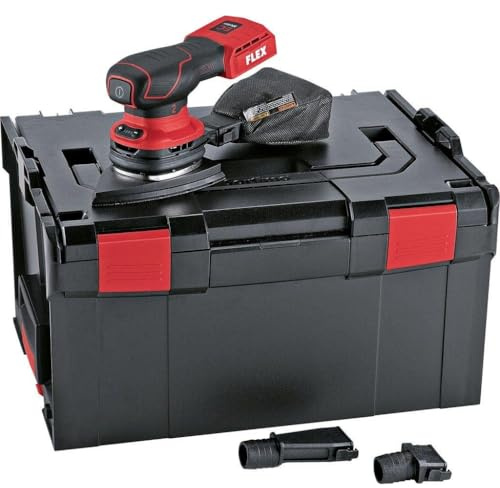 Flex Akku-Exzenterschleifer ODE 2-100 18-EC (ohne Akku, inkl. Transportkoffer, Klett-Schleifplatte mit 10-Lochsystem, Multisander mit Drehzahlregelung 18 V) 532088