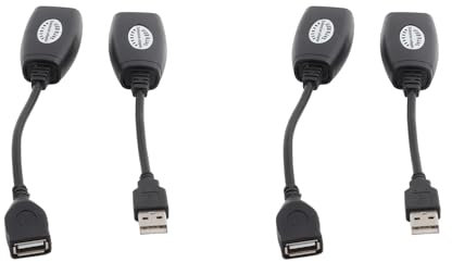 SUNGOOYUE USB 2.0 To RJ45 Ethernet Extension Extender Network Adapter Cable Wired Lan for Use with USB Cameras, Printers, Web Cameras, Keyboard, Mouse Extensions