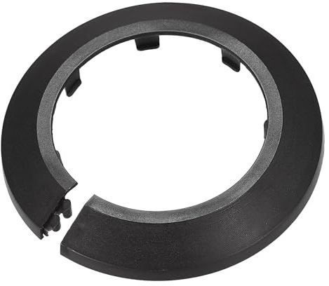 TOP-VIGOR 10 Stück 64 mm Rohrabdeckung Dekoration, einrastende PP-Kunststoff-Rosetten-Rohrmanschette für Wasserleitung, Abflussleitung, WC-Abflussrohr, Wandrohreingang, Dekoration, Zierleiste und