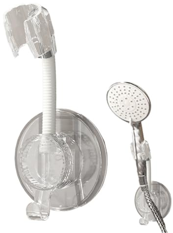 Soporte Para Cabezal De Ducha,Soporte de pared giratorio para ducha | Ergonómico Para Cabezal De Ducha Con Fuerte Adhesión Para Hogar Hotel Baño