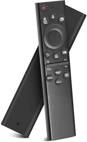 Quevati Ersatz Fernbedienung für Samsung,BN59-01385A Universal Sprachfernbedienung für Samsung Smart TVs mit 4 Shortcut Tasten,mit The Frame Neo QLED,Smart 4K Crystal UHD Serie TVs
