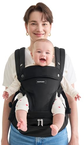Momcozy bärsele med höftkudde, 2-i-1 justerbar och avtagbar bärsele upp till 20 kg,