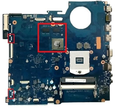 NP-RV520 RV520 Carte Mère D'ordinateur Portable for Carte Graphique Discrète HM65 for Samsung, Pièces