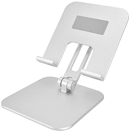 Fdit Justerbar Surfplatteställ med Viktad Bas, Hopfällbar Aluminiumlegering Skrivbordshållare