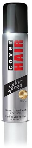 COVER HAIR - Color Hair Ansatzspray Blond 100ml für mühelose & schnelle Abdeckung des Haaransatzes I Schonend & zuverlässig Haaransatz kaschieren dank maximaler Deckkraft & wetterfester Formel