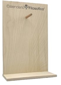 IL CALENDARIO FILOSOFICO SOLO SUPPORTO IN LEGNO PER CALENDARIO FORMATO A6 - PICCOLO - 10 X 14 CM -