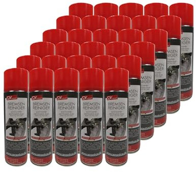 SDV Chemie Bremsenreiniger Spray 30x 500 ml Power Brake Cleaner 360° Ventil Teilereiniger