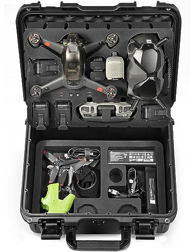 LEKUFEE Wasserdicht Koffer für dji FPV Explorer Combo und dji Integra Goggles/NUR Tragetasche