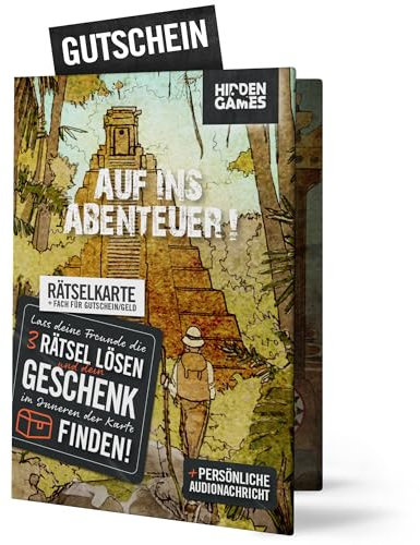 Hidden Games - Rätselkarte - XXX- Deutsch - individualisierbare Karte, Grußkarte, Glückwunschkarte, Geschenkkarte, Gutscheinkarte