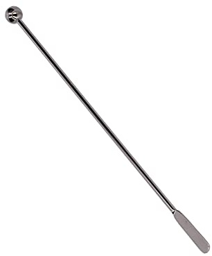Stainless Steel Stirrer, Mixing Spoon Coffee Beverage Stirrer Cocktail Shaker Latte Spoons Long Handle Coffee Drink Swizzle Stick(Black)
