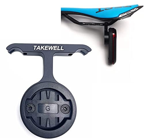 takewell Fahrradsattel Sattelhalterung für Garmin Varia RTL515, kompatibel mit Garmin Varia RVR315, geeignet für Sattelbogen aus jedem Material: Carbon, Aluminium, Stahl.