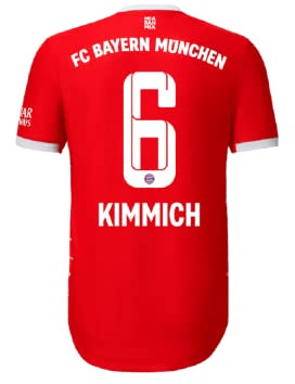 FC Bayern München Herren Joshua Kimmich Kit Nameblock Nummer, White, One Size, Weiß