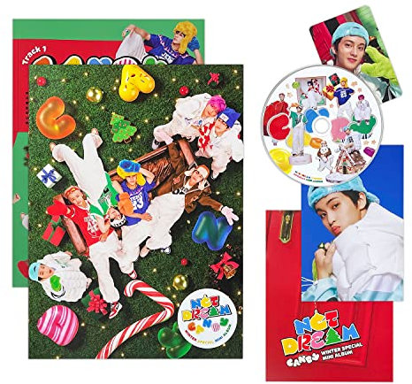 NCT DREAM - WINTER SPECIAL MINI ALBUM [CANDY] (Photobook Ver.) Photo Book + CD-R + Lyrics Poster + Folded Postcard + Folded Poster + Photo Card + Poster + 2 Pin Button Badges + 4 Extra Photocards