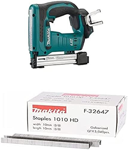 Makita Akku-Tacker 18V (ohne Akku, ohne Ladegerät) + Klammer 10-10mm - Professionell - Stapler