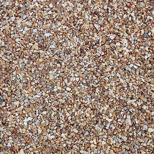 simpa Decorative Landscaping Slate Aggregates - Golden Gravel 10mm - 20kg Bag