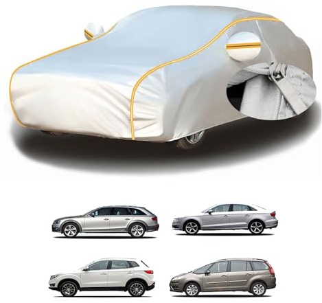 Outdoor Car Cover for 𝖬ini 𝖢ooper 5 Doors 2014-2024 Waterproof Full Car Cover Anti-Aging Scratch-proof UV-proof Car Covers Suitable for All Seasons,Customizable