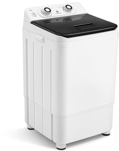 2-in-1 Portable Washing Machine Washer And Spin Dryer For Camping Dorms Apartments College Rooms 4.5 KG Washer Capacity