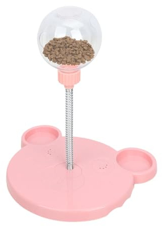 Cat Treat Spring Dispenser, Interactive Cat Food Toys, Swinging Slow Feeder Ball Interactive Toys, Relieve Boredom, Pet Entertainment Supplies For Bored Indoor Pets