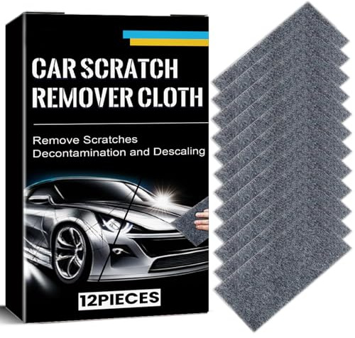 Nano Sparkle Cloth Car Scratch Remover, Car Scratch Remover Kit for Car Paint Scratch Repair, Car Scratch Repair Kit, Easy to Repair Small Scratched Water Spots for All Car.