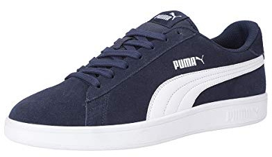 Puma Smash V2, Unisex Adults’ Low-Top Sneakers, Blue (Peacoat-Puma White 04), 10.5 UK (45 EU)