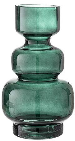 Bloomingville 82046214 Vase, Glas, Grün