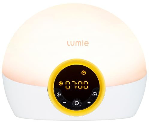 Lumie Bodyclock Rise 100 Weckwecker mit Sonnenaufgang und Sonnenuntergang, Weiß