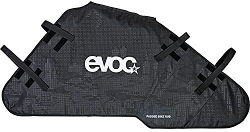 EVOC PADDED BIKE RUG Fahrradrahmenschutz (Schutz für Fahrradrahmen, geeignet für Rennrad, Triathlonrad, XC-, FR-, DH- und 29’’ Bikes, Rahmen Fahrradtasche mit Schmutz Schutz, Fahrradplane), Schwarz