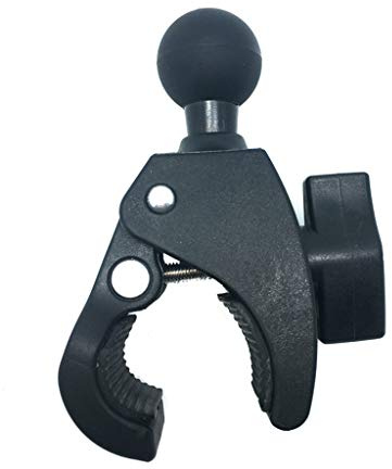 qiuxiaoaa Motorcycle Bicycle Handle Bar Rail Mount With 1 Inch Ball Mount For Gopro Action Camera For Ram Mount Handlebar Clamp Motorcycle Ball Head Bracket Black