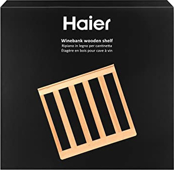 HAIER Estante de Madera Vinoteca, Máxima Capacidad de Almacenamiento, Elegante y de Calidad, Accesorio Original, 417 * 390 * 19 mm