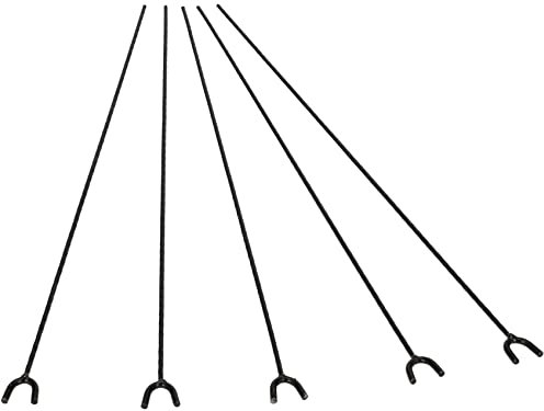 KOTARBAU® Lagerfeuer-Spießständer zum Braten von Würsten Satz von 5 STK. 62 cm Länge