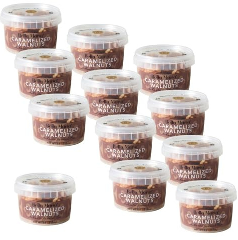 Bella Maria Caramelized Walnuts, 12 Pack, 3.5 oz, Selected by José Andrés