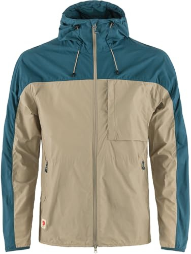 Fjallraven Mens High Coast Wind Jacket Medium Fossil/Deep Sea