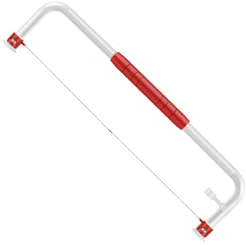 Professional Stainless Steel Cake Cutter, Cake Leveller with Stainless Steel Wires and Nonslip Handle Adjustable Cutting Wire Leveller Kitchen Baking Tools for Layering Cakes, Cutting Bread, Toast
