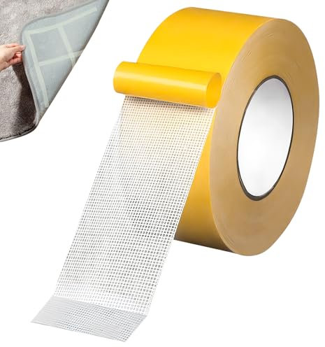 Teppichklebeband Doppelseitig, Teppichklebeband Teppich Klebeband Doppelseitiges Klebeband Teppich Teppichklebebänder Double Sided Tape Carpet Tape Doppelseitiges Klebeband für Teppich (Breite 3)