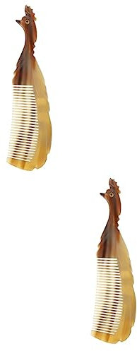 FRCOLOR 2stücke Kreativer Massagekamm Für Kopfhautmassage Und Haarschnitt Langlebiges Haarstyling-accessoire Mit Verarbeitung Für Sanfte Und Entspannung