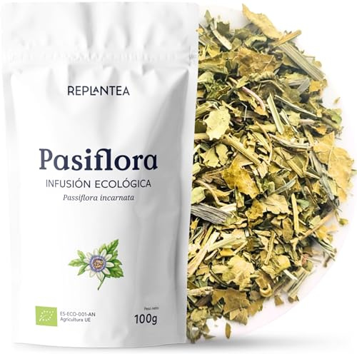 PASSIFLORA TISANA BIO 100g (50 Tazze) | Tisana Relax e Riposo, Infuso Passiflora Incarnata REPLANTEA