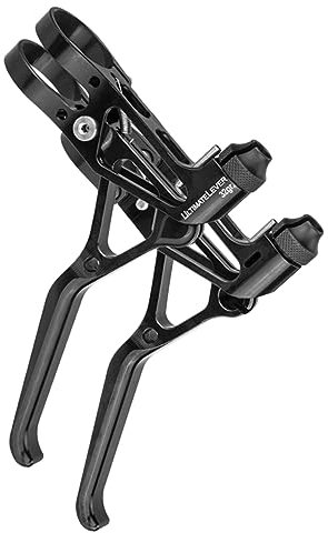 EXHUMKY 1paar Aluminiumlegierung Fahrrad Bremshebel Cnc Handbremse Für Mountainbike Und Rennrad Ergonomisch Und Leicht Für Verschiedene Handgrößen Schwarz