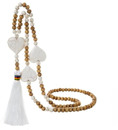 TMTGTS Perlenkette Lange Halskette Türkis Pullover Kette mit quaste Boho Halsschmuck halsketten perlen Bead Kette wulst Böhmische halsschmuck Hals Schmuck für Frauen Damen Mädchen Partei Party Reise