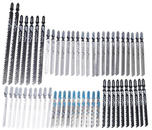 Plyisty Dur Submit the Puzzle Blades Set T Shank Jig Saw Models Replacement for Wooden Plastic Metal Carpenters