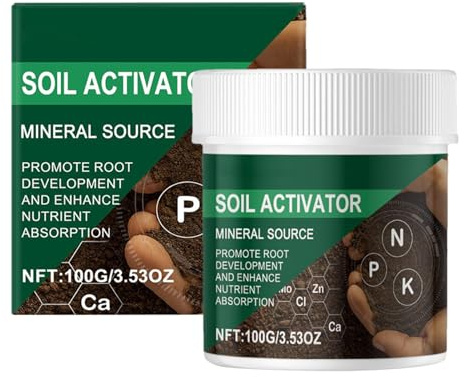 Niesel Attivatore del Suolo - Miglioratore Del Suolo | Fertilizzante a Base Minerale Potenziatore di Nutrienti per la Crescita di Ortaggi Fiori Prati Giardini e Piante d Appartamento Esterno e Interno