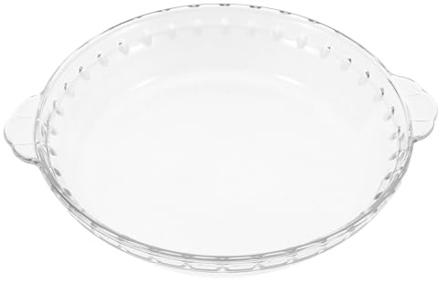 SOIMISS Glas-kuchenform zum Backen mit Griffen für Servieren Ofenfeste Transparente Kuchenform aus Glas für Snacks Salate und Desserts