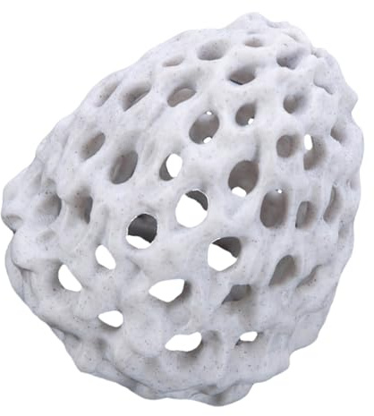 Illkjasfc Petits poissons et crevettes Habitat de poissons cachettes pour aquariums Décoration avec ventouse Design Shetler Grotte Maison pour la reproduction d'aquariums décors