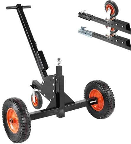 Bootsanhänger-Dolly 1500lbs Zungenanhänger Dolly 2 in 1 Bootstransporter mit 22in-26in Einstellbarer Höhe und 15, Zoll Reifen for Bewegen von Auto-Wohnmobilanhängern