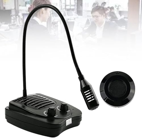 Dual-Way Intercom Microphone System with Intelligent Noise Reduction for Hospitals, Offices, Shops, and Restaurants