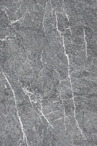 Panneau décoratif en grès cérame effet marbre, lot de 6 pièces, revêtement mural PVC 4,3 m², finition UV, 120x60 cm, marbre gris