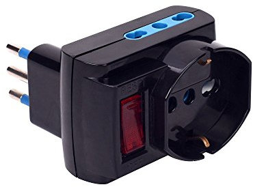 Poly Pool Adattatore Multi Size Nero con Spina