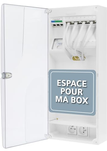 SIEMENS - Coffret De Communication Grade 3 TV - 8 RJ45
