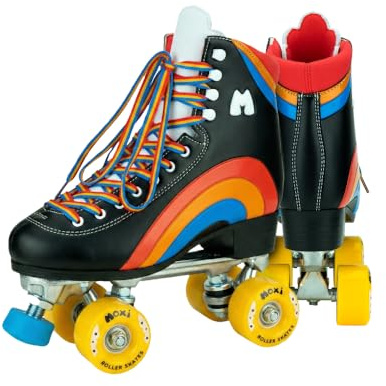 Moxi Skates – Regenbogenreiter – Lustige und modische Rollschuhe für Damen